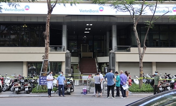 VietinBank thông tin về ca nghi nhiễm COVID-19 là cán bộ của Ngân hàng