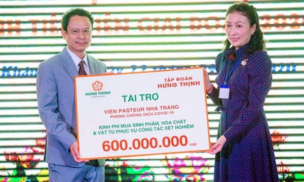 Tập đoàn Hưng Thịnh tài trợ công tác xét nghiệm Covid-19 cho Viện Pasteur Nha Trang