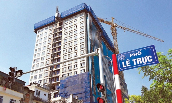Hà Nội hoàn thành việc xử lý vi phạm tại số 8B Lê Trực đúng chỉ đạo của Thủ tướng Chính phủ