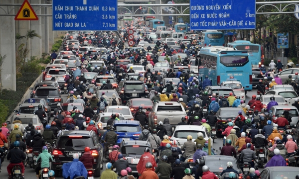 Hà Nội nghiên cứu cấm xe máy tại các quận sau năm 2025