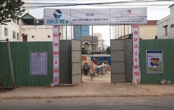 Bất chấp chưa có giấy phép, dự án C-River View của C-Holdings đã xây lên tầng 3
