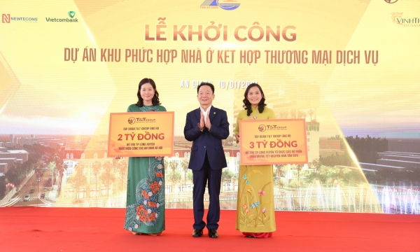 T&T Group khởi công khu phức hợp nhà ở - thương mại dịch vụ tại trung tâm TP Long Xuyên