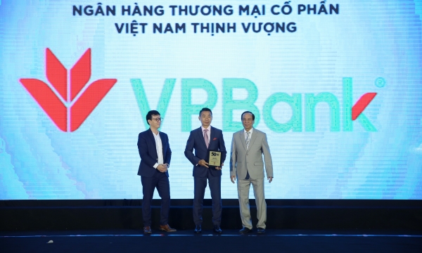 VPBank 5 năm liên tiếp nằm trong Top 50 công ty kinh doanh hiệu quả nhất Việt Nam