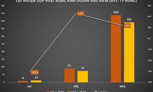 Soi 'sức khỏe' của cổ phiếu tân binh doanh nghiệp bảo hiểm