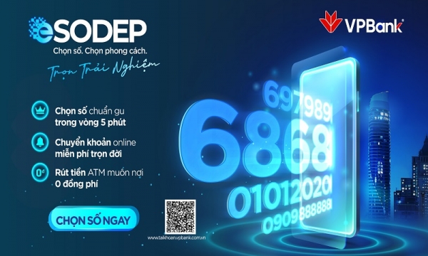 5 phút sở hữu tài khoản số đẹp VPBank hoàn toàn trực tuyến và miễn phí