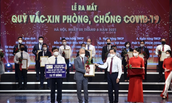 PVcomBank tiếp tục đóng góp 15 tỷ đồng phòng, chống Covid-19