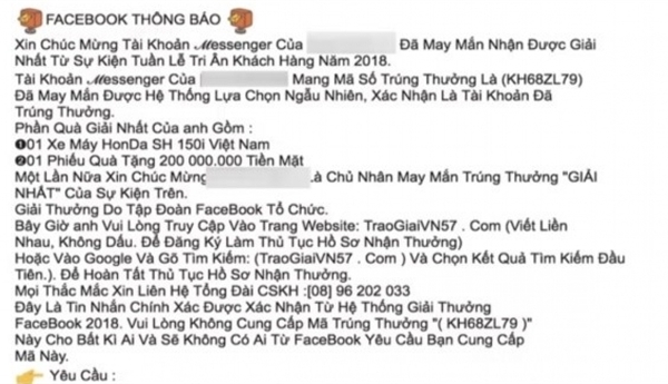 Cảnh báo 3 chiêu trò lừa đảo trúng thưởng qua điện thoại