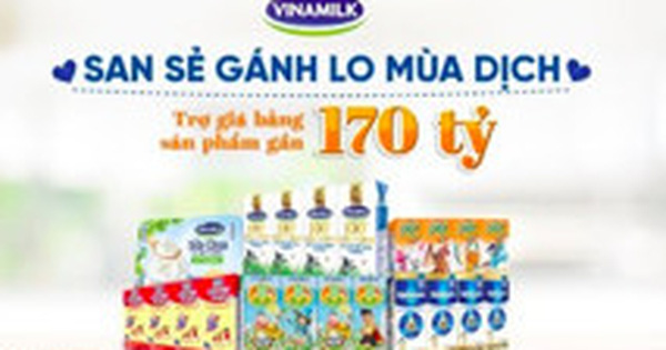 San sẻ khó khăn mùa dịch, Vinamilk trao 45.000 phần quà dinh dưỡng và nhiều hỗ trợ khác