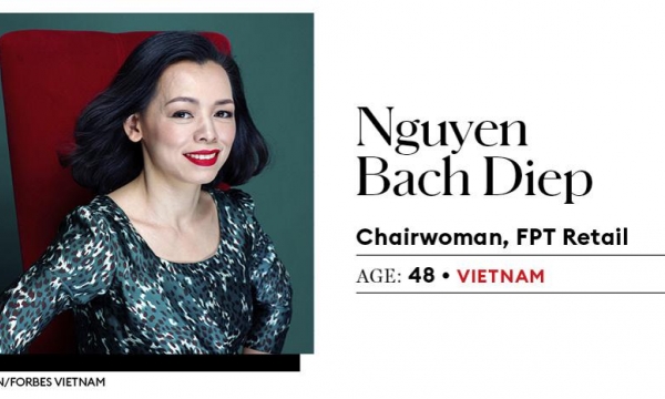 Chủ tịch FPT Retail vào top 25 nữ doanh nhân quyền lực châu Á năm 2020 của Forbes Asia