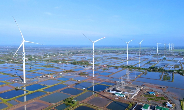 Nhà máy Điện gió Kosy Bạc Liêu: Hoàn thành lắp đặt turbine, sẵn sàng cho ngày phát điện