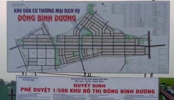 Đình chỉ kinh doanh vì bán chui dự án Đông Bình Dương