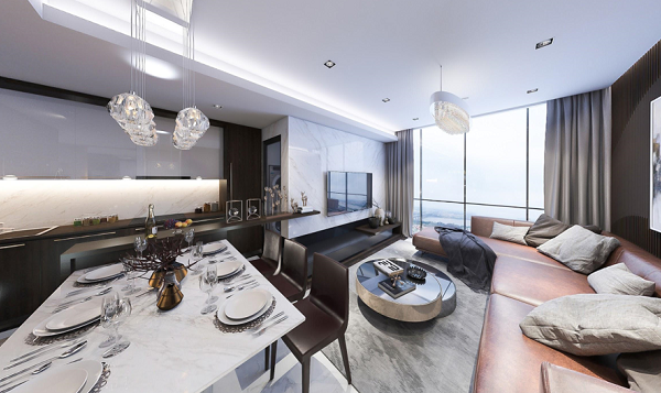 Sunshine City Sài Gòn thiết kế kính tràn như khách sạn 5 sao