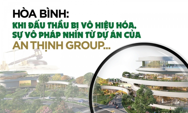 Hòa Bình: Khi đấu thầu bị vô hiệu hóa , sự vô pháp nhìn từ dự án của An Thịnh Group