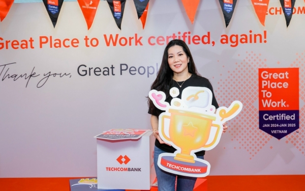 Techcombank: Hai năm liên tiếp được vinh danh “Nơi làm việc xuất sắc nhất Việt Nam”