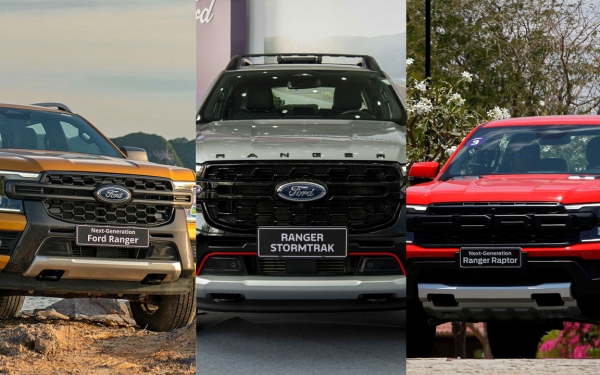 Trên đỉnh cao: Lựa chọn nào với Ford Ranger Stormtrak, Ranger Wildtrak và Ranger Raptor?