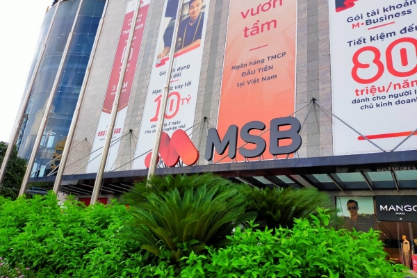 MSB tăng vốn điều lệ lên 20.000 tỷ đồng