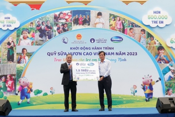 Vinamilk & Quỹ sữa vươn cao Việt Nam khởi động hành trình năm thứ 16 tại Quảng Ninh