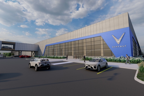 VinFast chính thức xây nhà máy đầu tiên ở Mỹ từ cuối tháng 7 này