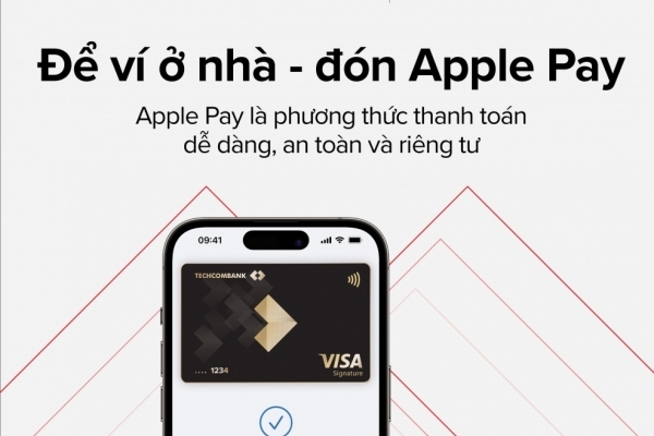 Techcombank giới thiệu Apple Pay: Phương thức thanh toán an toàn, bảo mật và riêng tư hơn