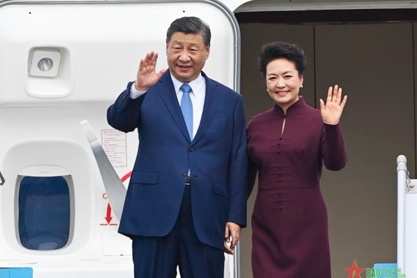 Tổng Bí thư, Chủ tịch Trung Quốc Tập Cận Bình bắt đầu chuyến thăm chính thức Việt Nam