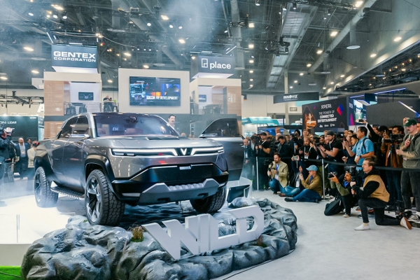 VinFast chính thức giới thiệu mẫu concept xe bán tải VF Wild tại Mỹ