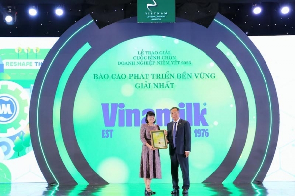 Vinamilk 'bội thu' giải thưởng phát triển bền vững