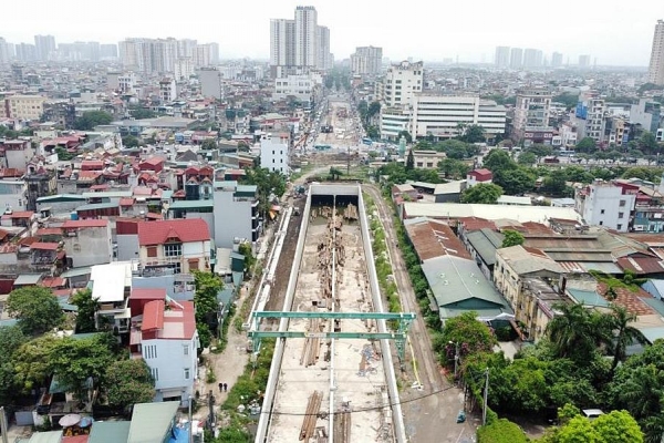 Hà Nội: Hầm chui Kim Đồng – Giải Phóng dần thành hình sau gần 2 năm thi công