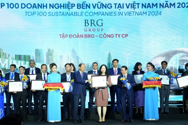 Tập đoàn BRG lần thứ 4 liên tiếp được vinh danh ‘doanh nghiệp bền vững’