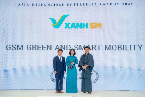 Xanh SM được vinh danh giải thưởng Lãnh đạo Xanh châu Á năm 2025