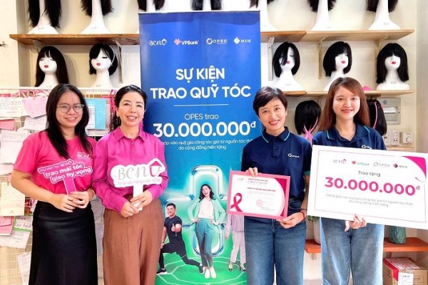 OPES cùng với VPBank và MSIG trao yêu thương đến các “chiến binh K”