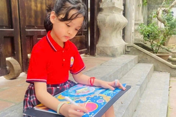 Trẻ em ước mơ cùng xây dựng “Đô thị xanh hạnh phúc”