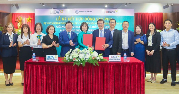 HDBank hợp tác BIDV triển khai nguồn vốn quốc tế thúc đẩy tài chính nông thôn và nông nghiệp bền vững