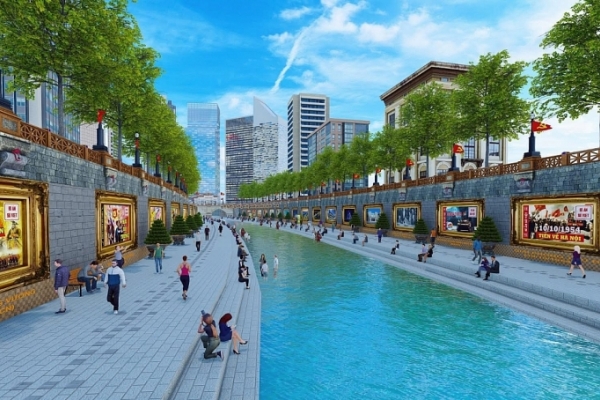 Hà Nội khởi động dự án công viên ven sông Tô Lịch