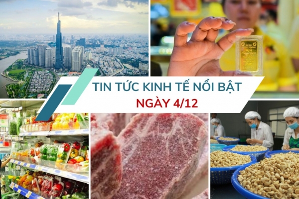 Tin tức kinh tế ngày 4/12: OECD nâng dự báo tăng trưởng GDP của Việt Nam lên 6,2%