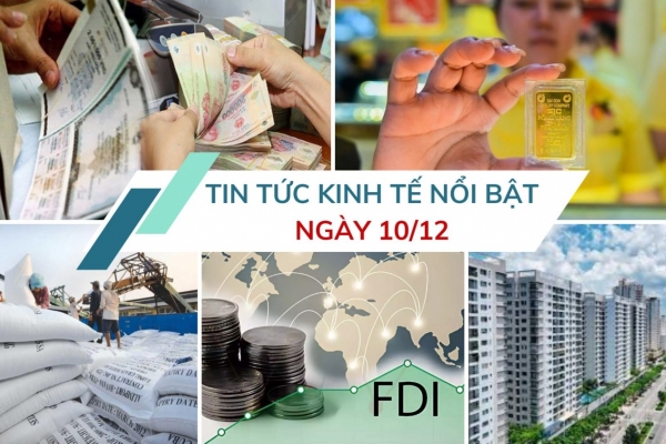 Tin tức kinh tế ngày 10/12: Ngân hàng dẫn dắt thị trường trái phiếu
