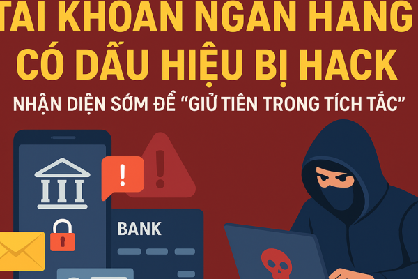 Tài khoản ngân hàng có dấu hiệu bị hack: Nhận diện sớm để 'giữ tiền trong tích tắc'