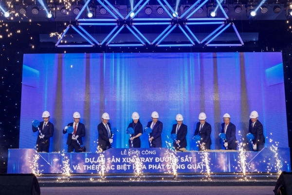 Hòa Phát khởi công Nhà máy sản xuất ray cao tốc và thép đặc biệt