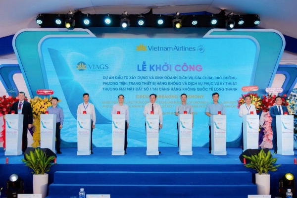Vietnam Airlines khởi công dự án tại Cảng Hàng không Quốc tế Long Thành