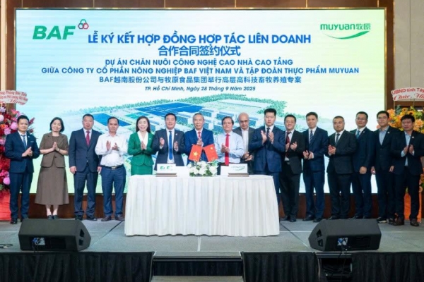 Nông nghiệp BAF chính thức bắt tay Tập đoàn Muyuan thực hiện dự án “chung cư nuôi heo” 12.000 tỷ tại Tây Ninh