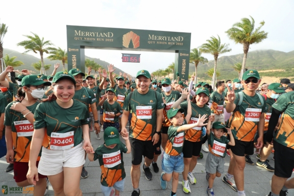 Quy Nhơn: Độc đáo giải chạy MerryLand Quy Nhơn Run 2022 quy tụ hơn 3.000 người