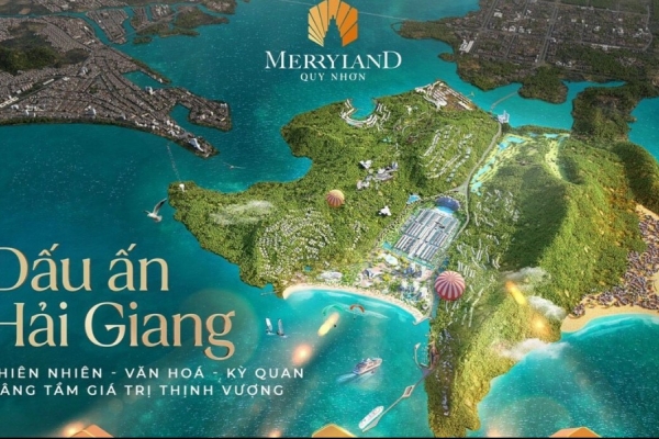 Vị trí MerryLand Quy Nhơn - Bán đảo thượng lưu không ngủ ở đâu?