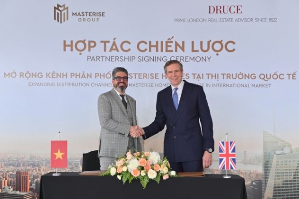 Masterise Group hợp tác với Druce phân phối bất động sản Việt Nam ở thị trường quốc tế