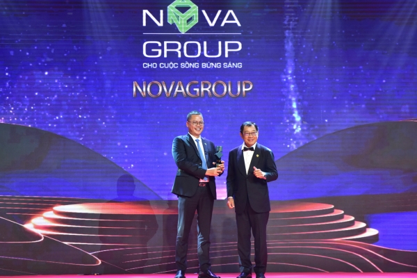 NovaGroup đón nhận giải thưởng 'Doanh nghiệp xuất sắc châu Á'