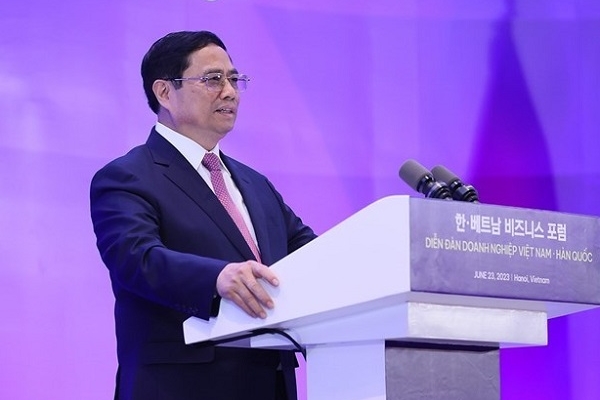 Thủ tướng mong muốn doanh nghiệp Việt Nam và Hàn Quốc sẽ lớn lên cùng sự phát triển của hai nước