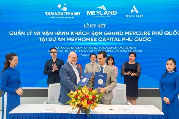 Tân Á Đại Thành hợp tác với Accor vận hành khách sạn tại dự án Meyhomes Capital Phú Quốc