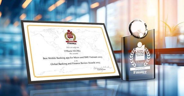 VPBank NEOBiz được vinh danh 'Ứng dụng ngân hàng tốt nhất dành cho SME và Micro-SME'