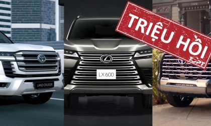 Lexus LX 600 và Toyota Land Cruiser 300 tiếp tục bị triệu hồi, lần này do lỗi động cơ