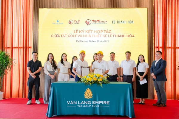 Nhà thiết kế Lê Thanh Hòa sẽ thiết kế đồng phục riêng cho cán bộ, nhân viên Văn Lang Empire T&T Golf Club