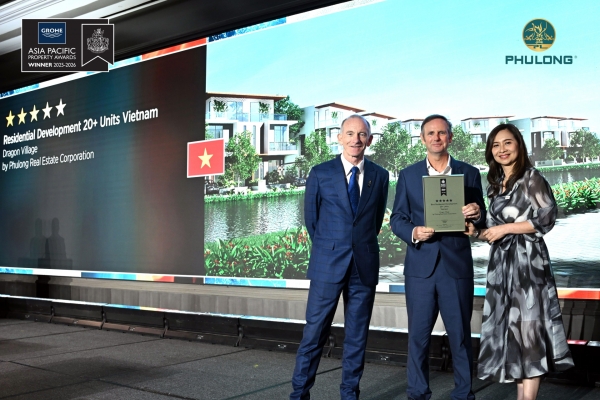 Phú Long khẳng định vị thế trên thị trường quốc tế khi được vinh danh tại Asia Pacific Property Award 2025 – 2026