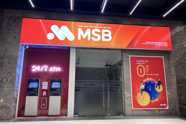 Ngân hàng MSB lãi đậm từ ngoại hối, tín dụng cá nhân tăng trưởng mạnh